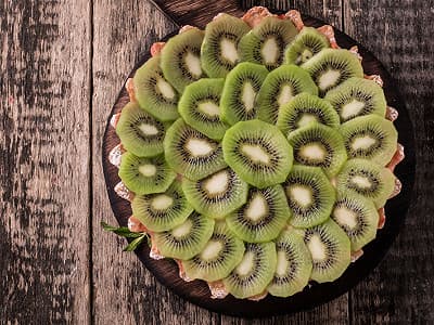 Tarte aux kiwis et à l'orange
