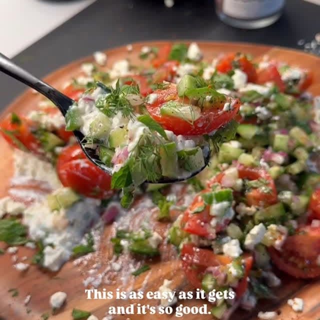 High-Protein Mediterranean Salad